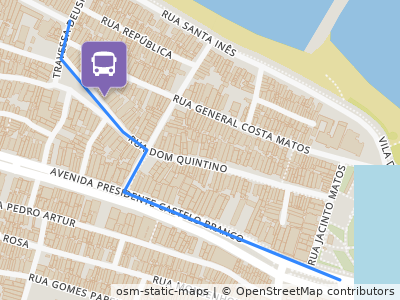 Mapa da parada