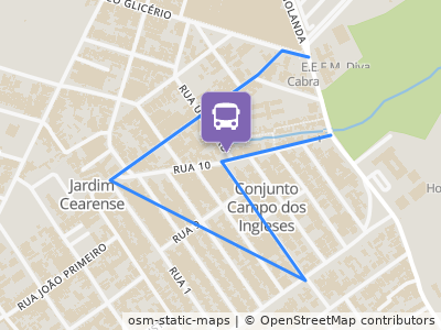 Mapa da parada
