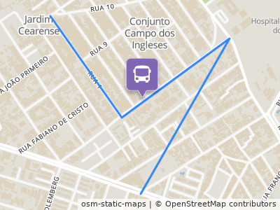 Mapa da parada
