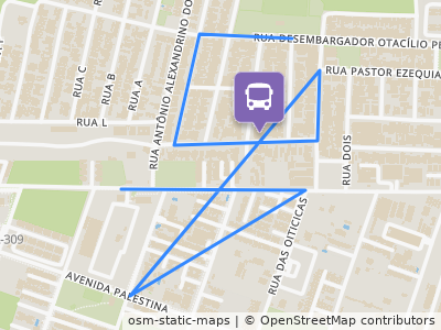 Mapa da parada