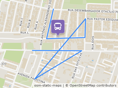 Mapa da parada