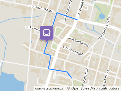 Mapa da parada