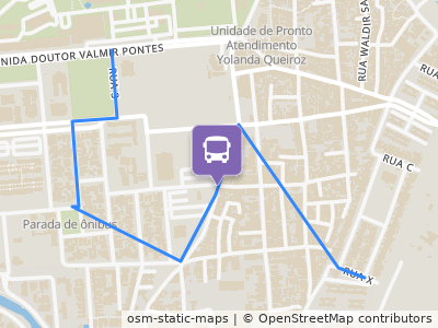 Mapa da parada