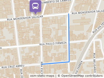 Mapa da parada