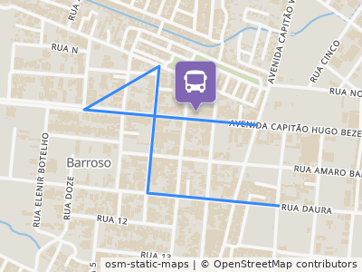 Mapa da parada
