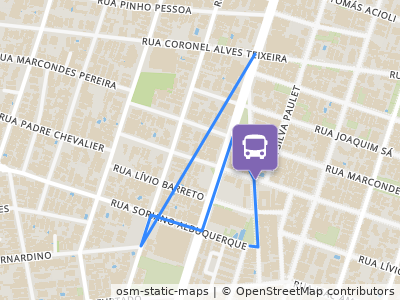 Mapa da parada