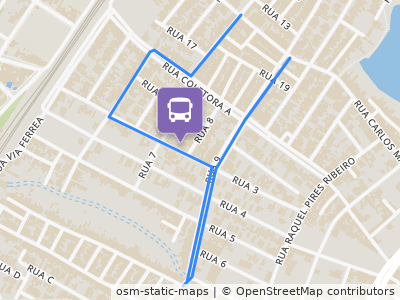 Mapa da parada