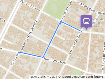 Mapa da parada