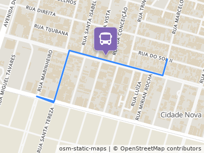 Mapa da parada