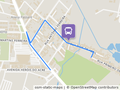 Mapa da parada