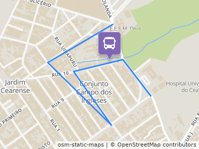 Mapa da parada