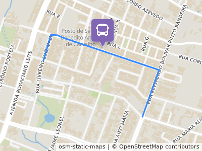 Mapa da parada