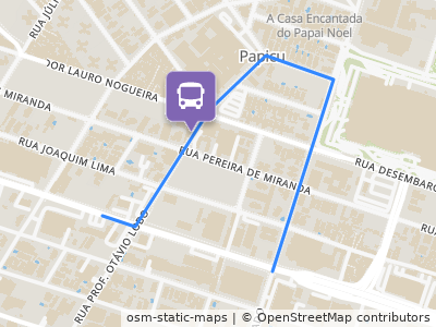 Mapa da parada