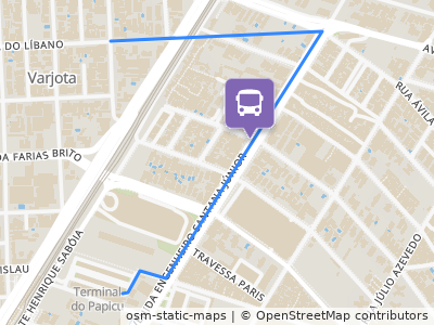 Mapa da parada