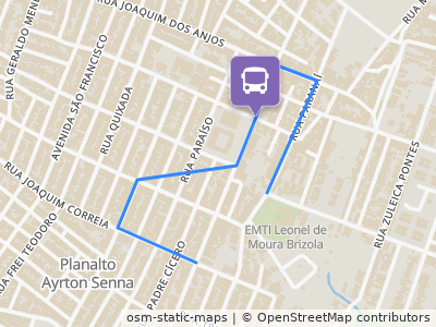 Mapa da parada