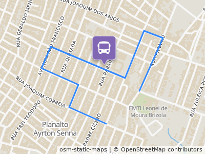 Mapa da parada