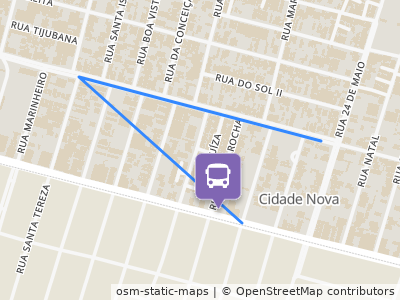 Mapa da parada