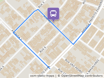 Mapa da parada