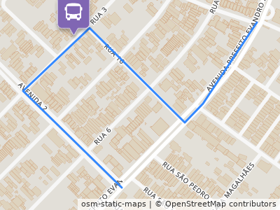 Mapa da parada