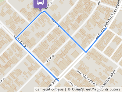 Mapa da parada