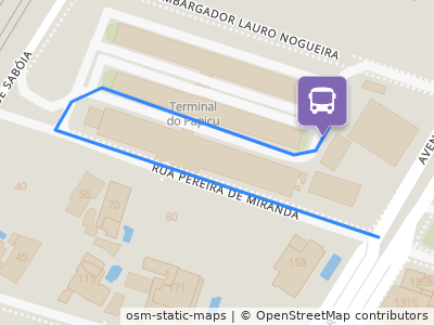 Mapa da parada