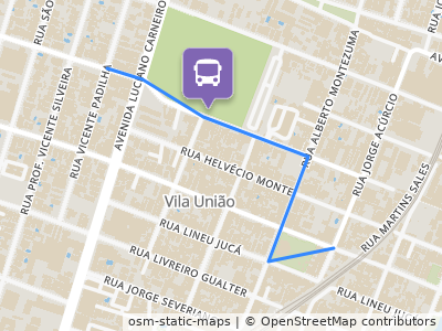 Mapa da parada