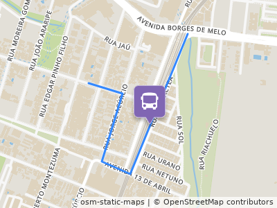 Mapa da parada