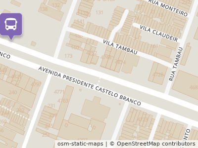 Mapa da parada