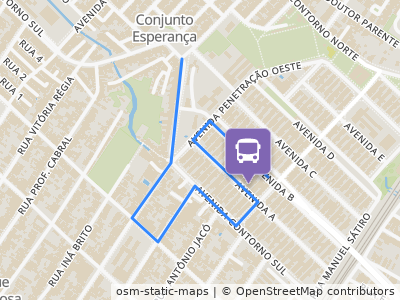 Mapa da parada