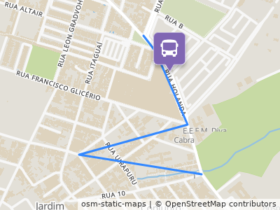 Mapa da parada