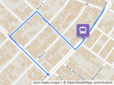 Mapa da parada