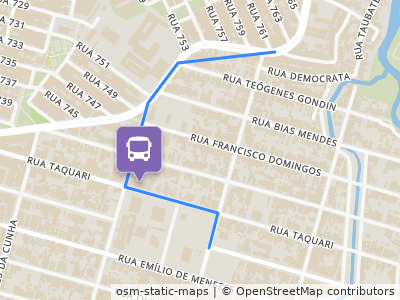 Mapa da parada