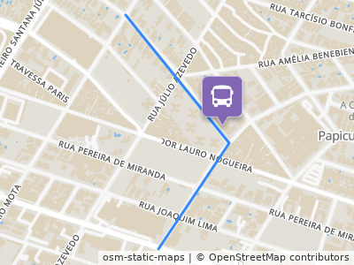 Mapa da parada