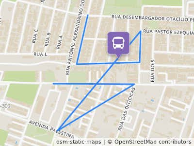 Mapa da parada