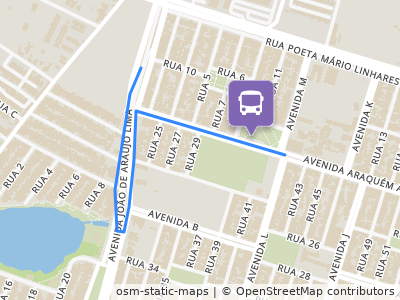 Mapa da parada