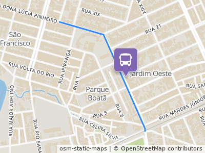 Mapa da parada