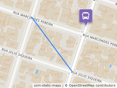 Mapa da parada