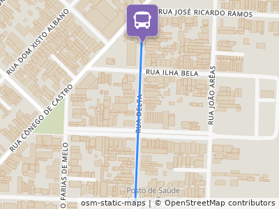 Mapa da parada