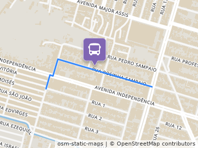 Mapa da parada