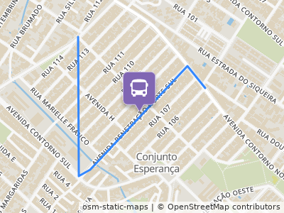 Mapa da parada