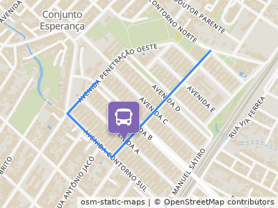 Mapa da parada