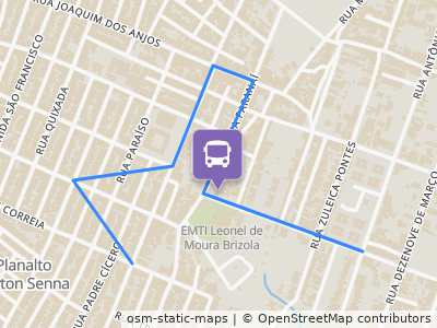 Mapa da parada
