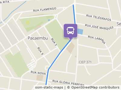 Mapa da parada