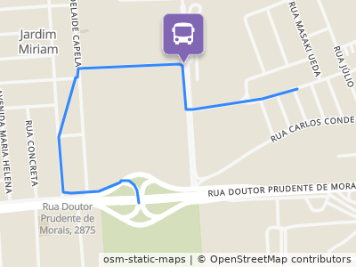 Mapa da parada