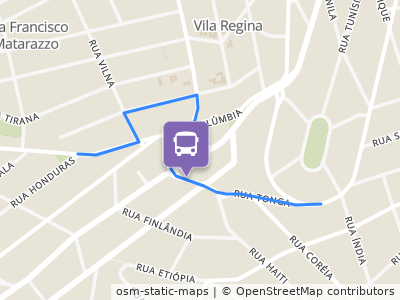 Mapa da parada
