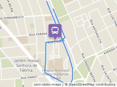 Mapa da parada