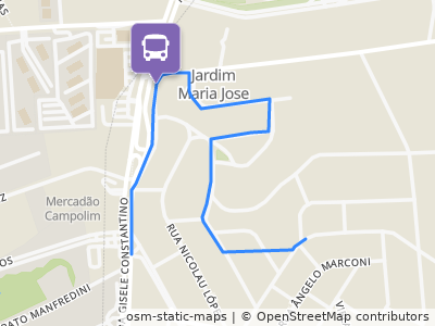 Mapa da parada