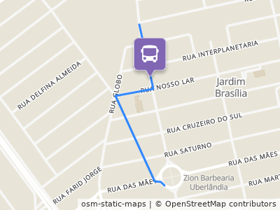 Mapa da parada