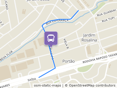 Mapa da parada