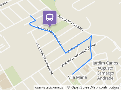Mapa da parada